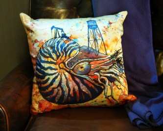 Nautilus Pillow for etsy